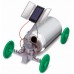 Carrinho de Lata movido a energia Solar, Brinquedo Sustentável Montagem Robótica Motorizado