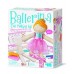 Kit Boneca Bailarina 4m, Faça sua Boneca de Pano, Brinquedo Meninas