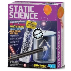 Kit Ciência Estática, Experimentos eletricidade estática, truques de eletrostática
