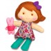Costure a boneca menina e seu coelhinho, Kit brinquedo Educativo, Agulha Plástica Bordar 8+