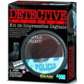 Detetive, Impressões Digitais, Brinquedo Kit Educativo Perícia Criminal