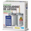 Calculadora de Lata Reciclada, Energia Alternativa, Kit brinquedo Educativo