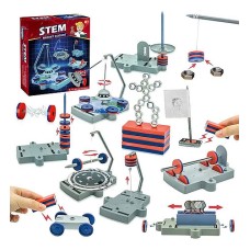 Kit 12em1 Ciencia Magnetico Anti Gravidade Levitação Educativo 12 projetos