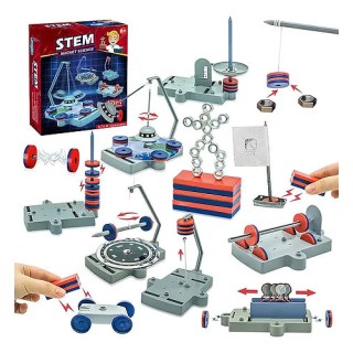 Kit 12em1 Ciencia Magnetico Anti Gravidade Levitação Educativo 12 projetos