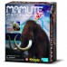 Mamute, Brinquedo Educativo, Kit Paleontologia, Escavação fósseis e Esqueleto, 7+