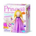 Kit Boneca Princesa 4m, Faça sua Boneca de Pano, Meninas 00-02746