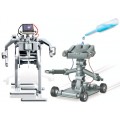 Robô Solar e Robô Água Salgada Kit Robótica Educativo para montar Combo 2 projetos