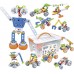 Kit Robótica Kids c/ 167pcs Parafusos Montagem Veículos, Robôs 10 em 1 STEAM 5+