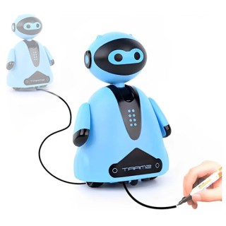 Robô Seguidor de linha, Kit Robótica Rastreador de Linha Infantil Indução