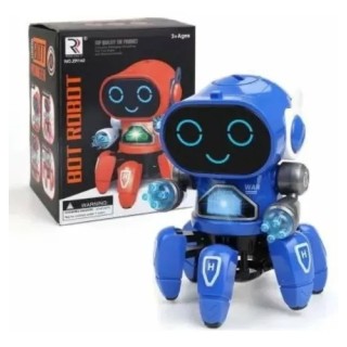 Robozinho Dança Brinquedo giratório com Luzes e som