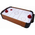 Mini Mesa de Air Hockey Infantil, Rebata o disco flutuante e faça seus gols, 51x31x10cm