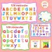 Brinquedo Alfabetização Montessori Letras Magnéticas, Números, Tangram 171pcs