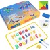 Brinquedo Alfabetização Montessori Letras Magnéticas, Números, Tangram 171pcs