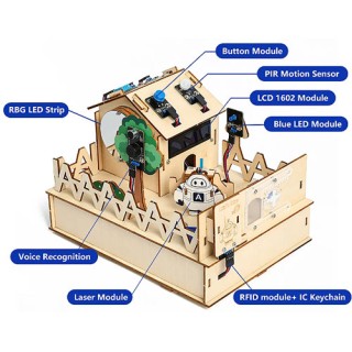 Casa Inteligente IoT Acebott ESP32 Programação Arduino e Blockly STEM Educacional