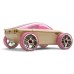 Automoblox C9-P Esporte Rosa Brinquedo Educativo Sofisticado Carrinho Monta Desmonta 3+