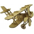Avião para montar, Quebra-Cabeça 3D, 18 peças, Brinquedo MDF