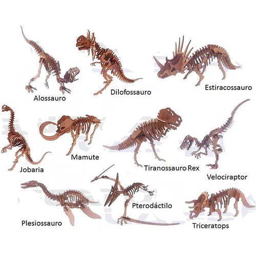 Quebra Cabeça 3D Dinossauro Pterodátilo