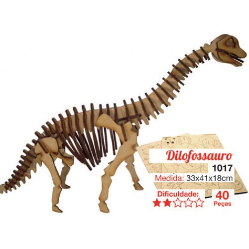 DINOSSAUROS - QUEBRA-CABEÇA 3D