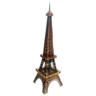 Torre Eifel, Montar, Quebra-Cabeça 3D, 30 peças, Brinquedo MDF