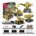 Escavadeira Caminhão Robô 5x1 projetos STEM Controle 555pcs