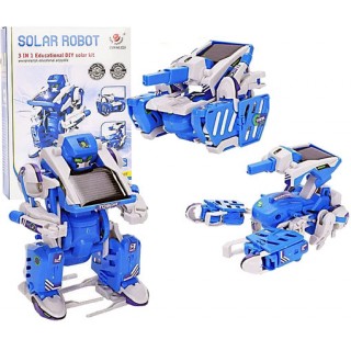 Transformers 3x1, Kit Robótica Energia Solar. Tanque, Escorpião, Robô