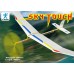 Avião de Montagem, Simples Aero Modelo c/ elástico, Sky-Touch Rubber Plane, Kit Educativo