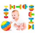 Bola de Montagem e Desmontagem, Monta diversos brinquedos e Formas, 6 meses +