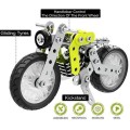 Moto Kit Robótica Iniciante Estrutural STEM Montagem parafusos Motorcycle DIY Retro 120pcs