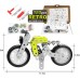 Moto Kit Robótica Iniciante Estrutural STEM Montagem parafusos Motorcycle DIY Retro 120pcs