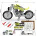 Moto Kit Robótica Iniciante Estrutural STEM Montagem parafusos Motorcycle DIY Halley 158pcs