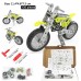 Motorcycle Kit Robótica Iniciante Estrutural STEM Montagem parafusos DIY Off Road 120pcs