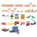 Pista Kit Infantil 3+ Montagem cidade, trem, cenário, brinquedo educativo