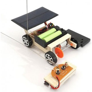 Carrinho Controle Remoto STEM DIY kit Robótica Brinquedo Educativo Energia Solar