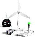 Eco Racer Wind, Carrinho Energia do Ar (Eólica), Controle Remoto, Kit Brinquedo Sustentável
