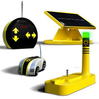 Eco Racer Solar, Carrinho Energia Limpa de Controle Remoto, Kit Brinquedo Sustentável