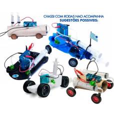 Kit Ciências Célula Combustível DIY Crie seu Carrinho Hidrogenio