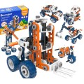 Kit Infantil pre escolar Robótica Estrutural 152pcs, Manivelas e Engrenagens 12x1