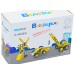 Kit Infantil pre escolar Robótica Estrutural 100pcs, Manivelas e Veículos 8x1