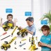 Kit Infantil pre escolar Robótica Estrutural 100pcs, Manivelas e Veículos 8x1