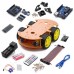 Kit Robótica Carro Controle Remoto Bluetooth p/ Arduíno, Carro Robô Inteligente Programavel.