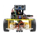 Bluetooth Ultrassonico Controle e Seguidor Kit Robótica Programável Carro Arduíno
