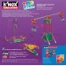 STEM KNEX 3 Modelos, Kit Robótica Estrutural Educativo 139pcs alavancas, polias, hastes