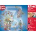 Parque Knex 3x1 Kit Robótica STEM 744 pcs Roda Gigante, Evolution e Chapeu Mexicano