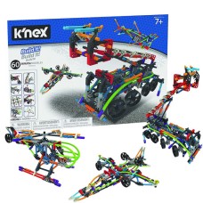 KNEX 60 Modelos de Construção, Kit Robótica Estrutural 395 pçs
