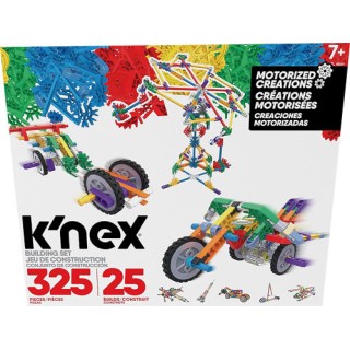 K'NEX 25 Modelos, Kit Robótica Estrutural 325pcs Motor Fricção