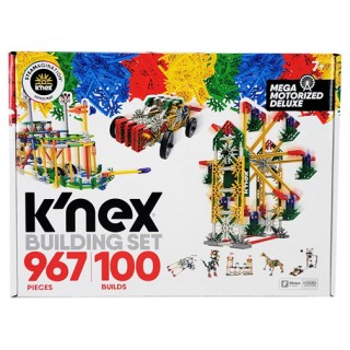 K'nex Mega Motorizado Steam 967 Peças 100 Construções Robótica Estrutural 7+