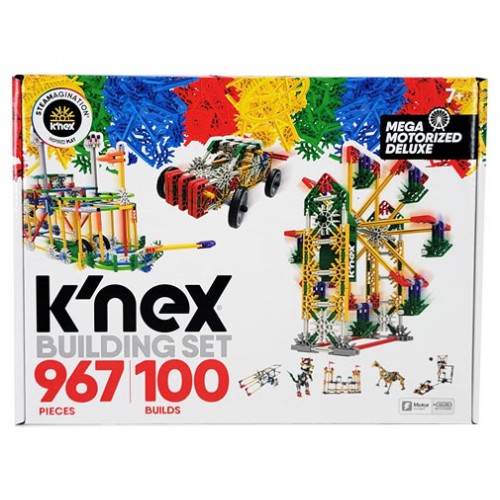 Moinho de Vento Motorizado 324pcs compativel Knex, Kit Robótica estrutural  5+ STEM