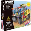 K'NEX 313 pcs, Kit Robótica estrutural STEM Caminhões, 3 projetos p/ montar com farol