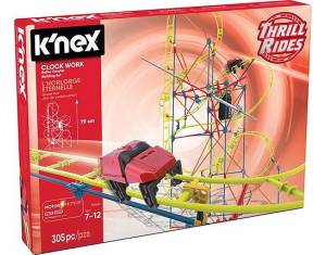 Montanha Russa Knex ClockWork c/ Elevador Motorizado, 79cm altura