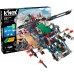 Combate KNEX:Tanque, Helicoptero, Robótica Motorizado 5 em 1 c/ 539 pçs, atira misseis, 7+ 